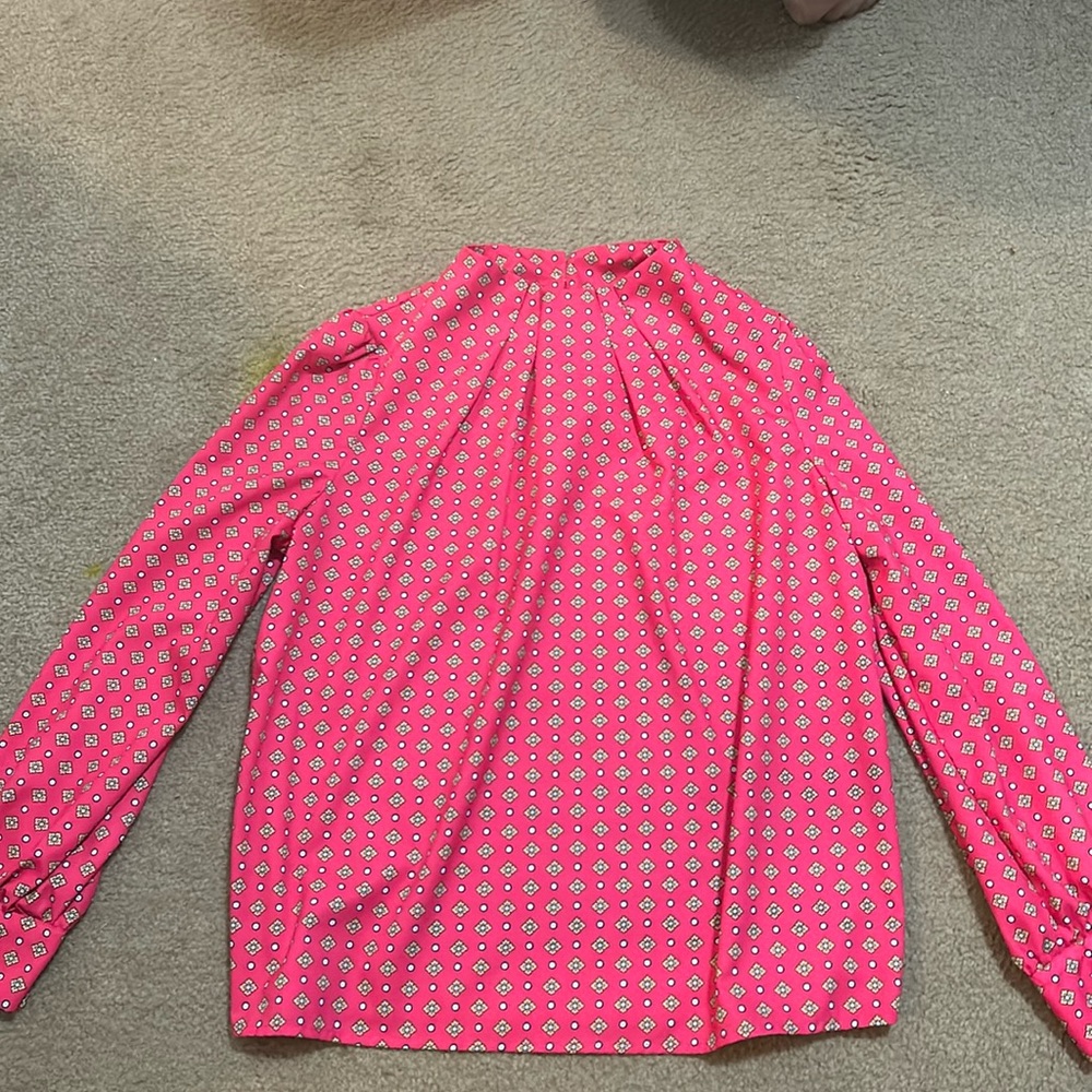 Hot pink blouse